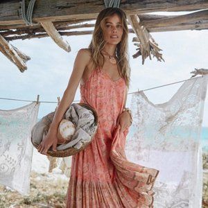 SOLD Spell Seashell strappy midi